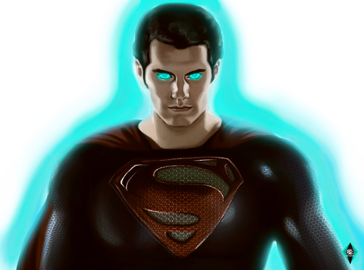 Man of Steel front face design effect superman Style power