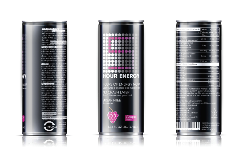 Adobe Portfolio 5-Hour Energy Drink energy drink energy drink package