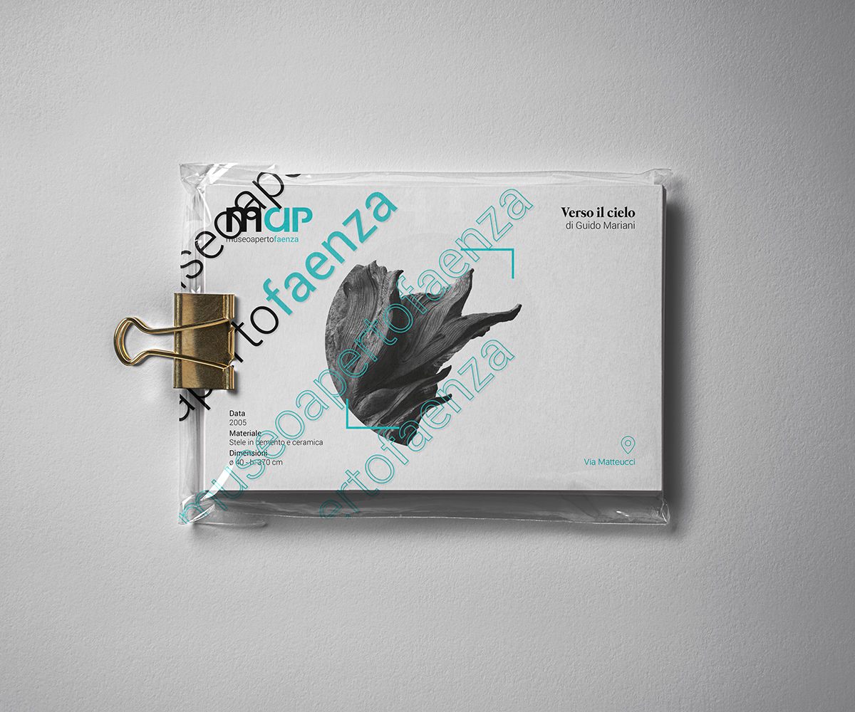 brand identity ceamic  faenza Identiity map Museum Design museum merchandising postcard