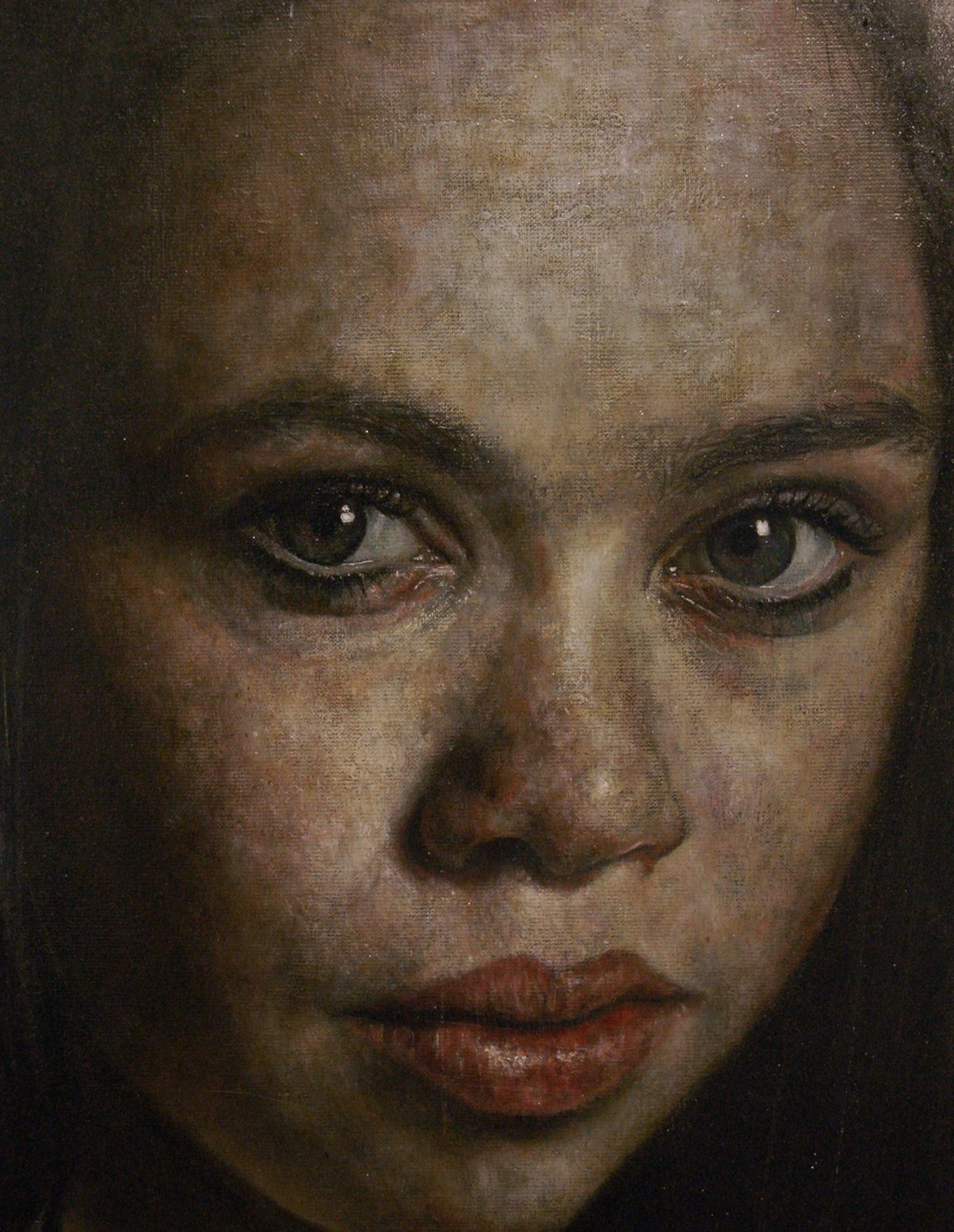 portrait  oilportrait Painted Portrait commisioned portraits my niece fine art oilpainting skin detailed beautifull soft mysterious girl