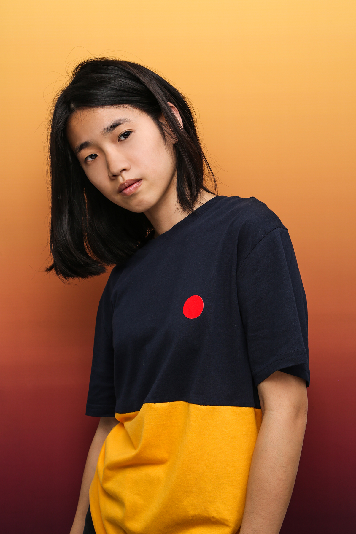 Adobe Portfolio Photography  Fashion  t-shirt models colors gradient japonese