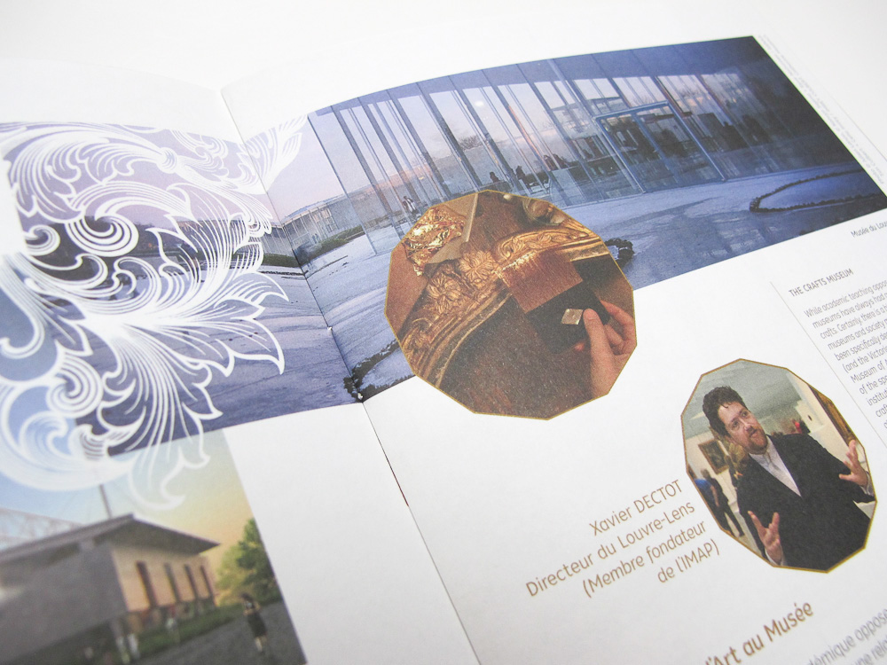 Adobe Portfolio brochure metiers d'art Imap Catalogue exposition