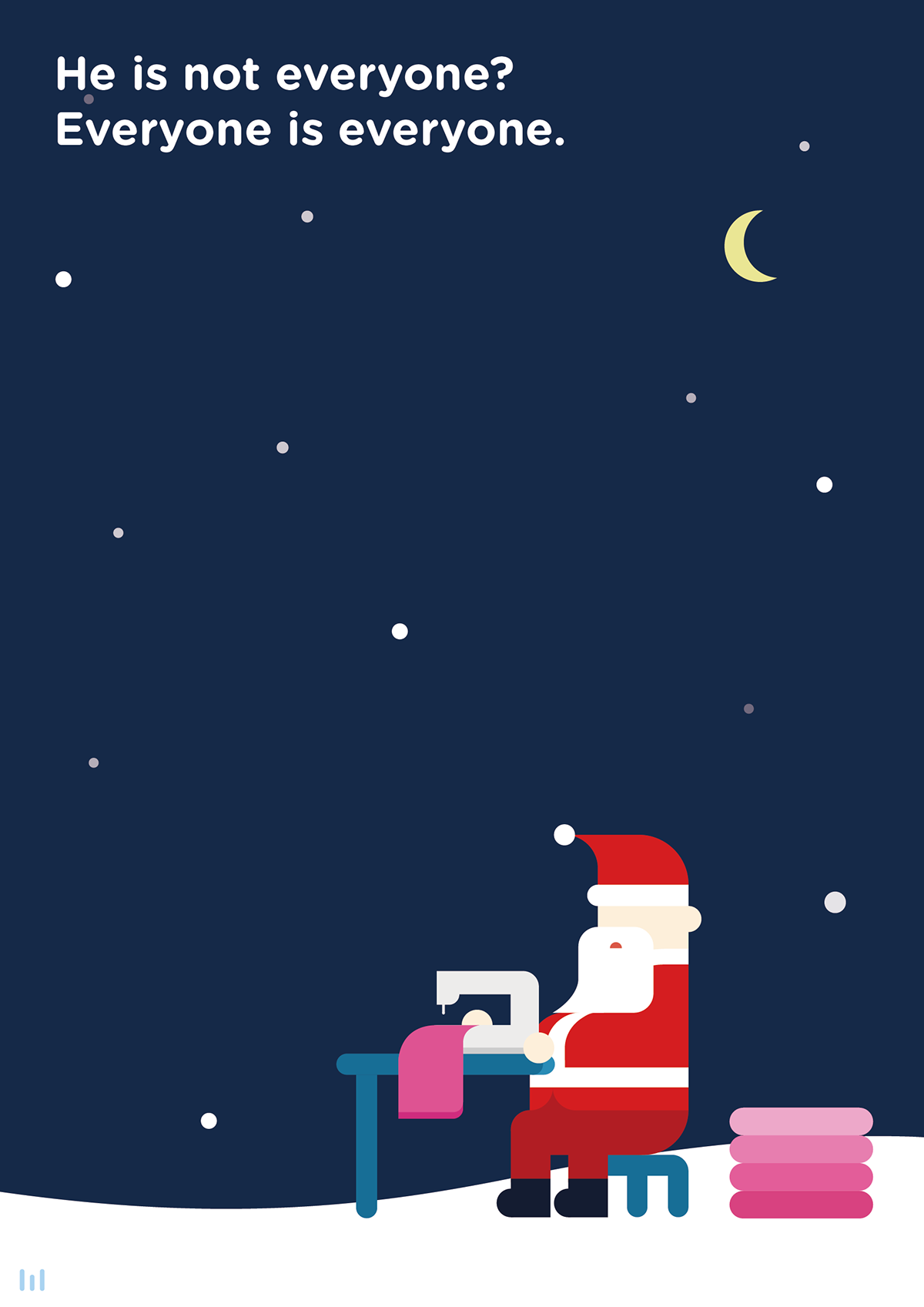 Christmas santa pictogram illust Character design merry snow poster cup Mug  workholic sticker happy overtime