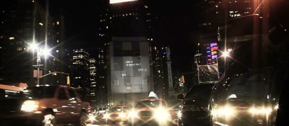 projection mapping nuformer New York Parker write big