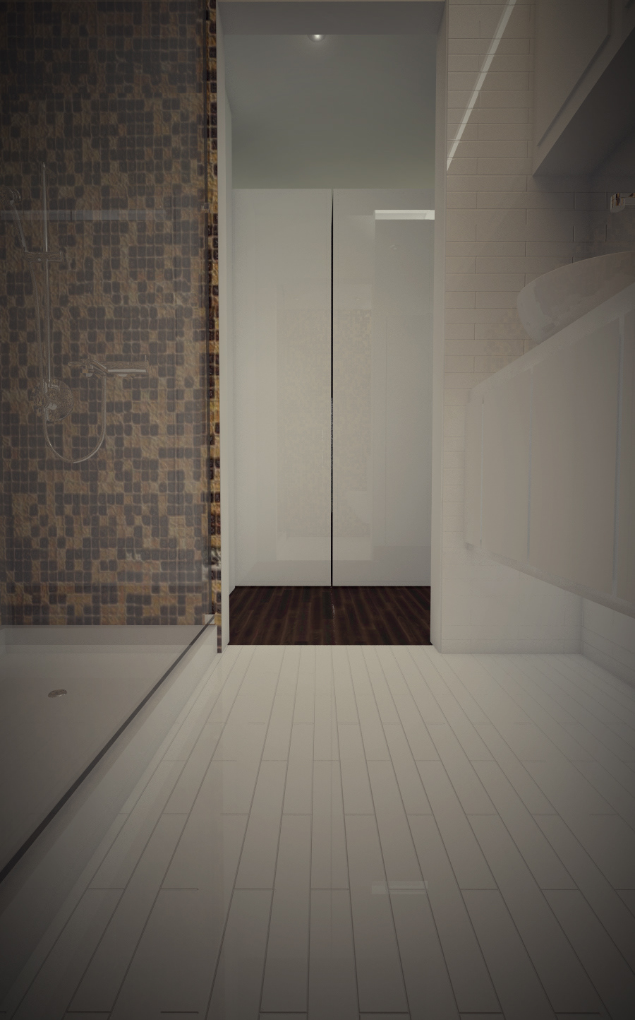 home bathroom house modern concrete wave tiles kitchen woof closet