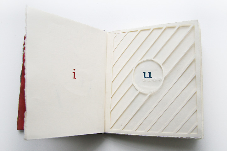 artists book book type letterpress photopolymer acrylics printmaking Bookbinding