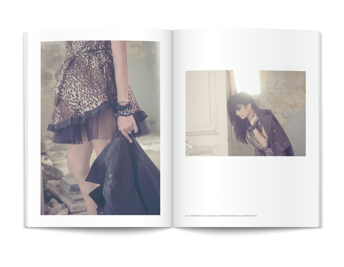 Adobe Portfolio Fashion  publication magazine editorial