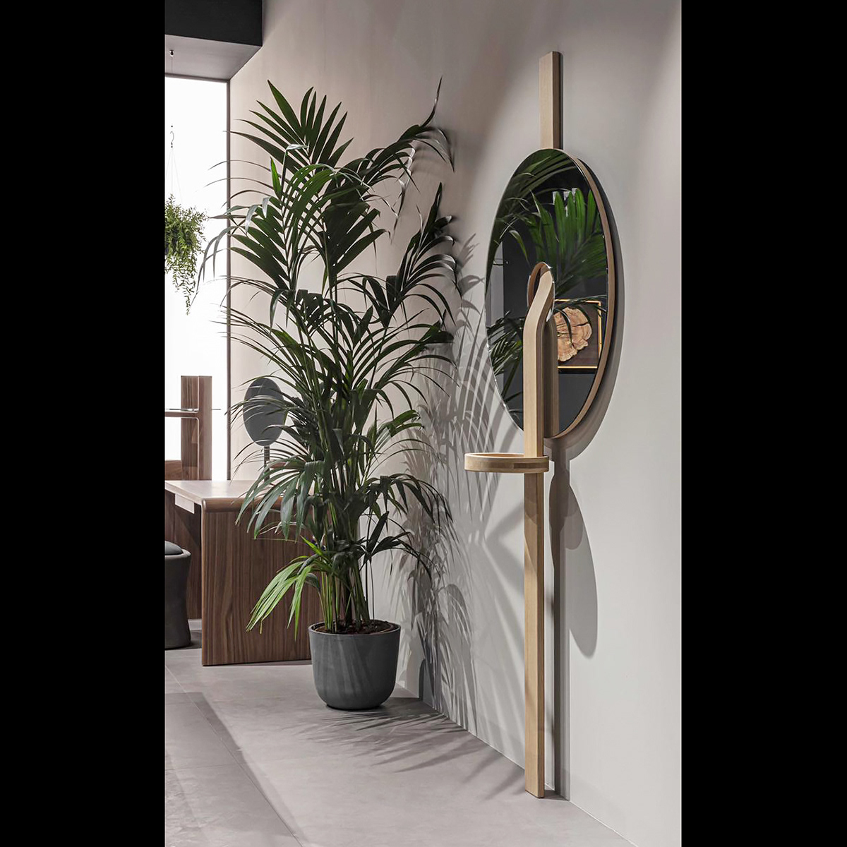 design furniture Interior mirror wood