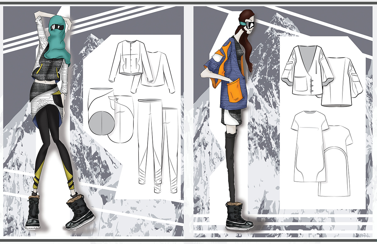 Sportswear activewear snow winter extremesports