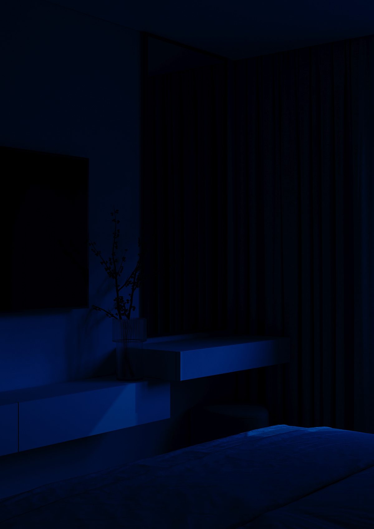 badroom visualization design 3ds max CGI corona Render 3D interior design  archviz