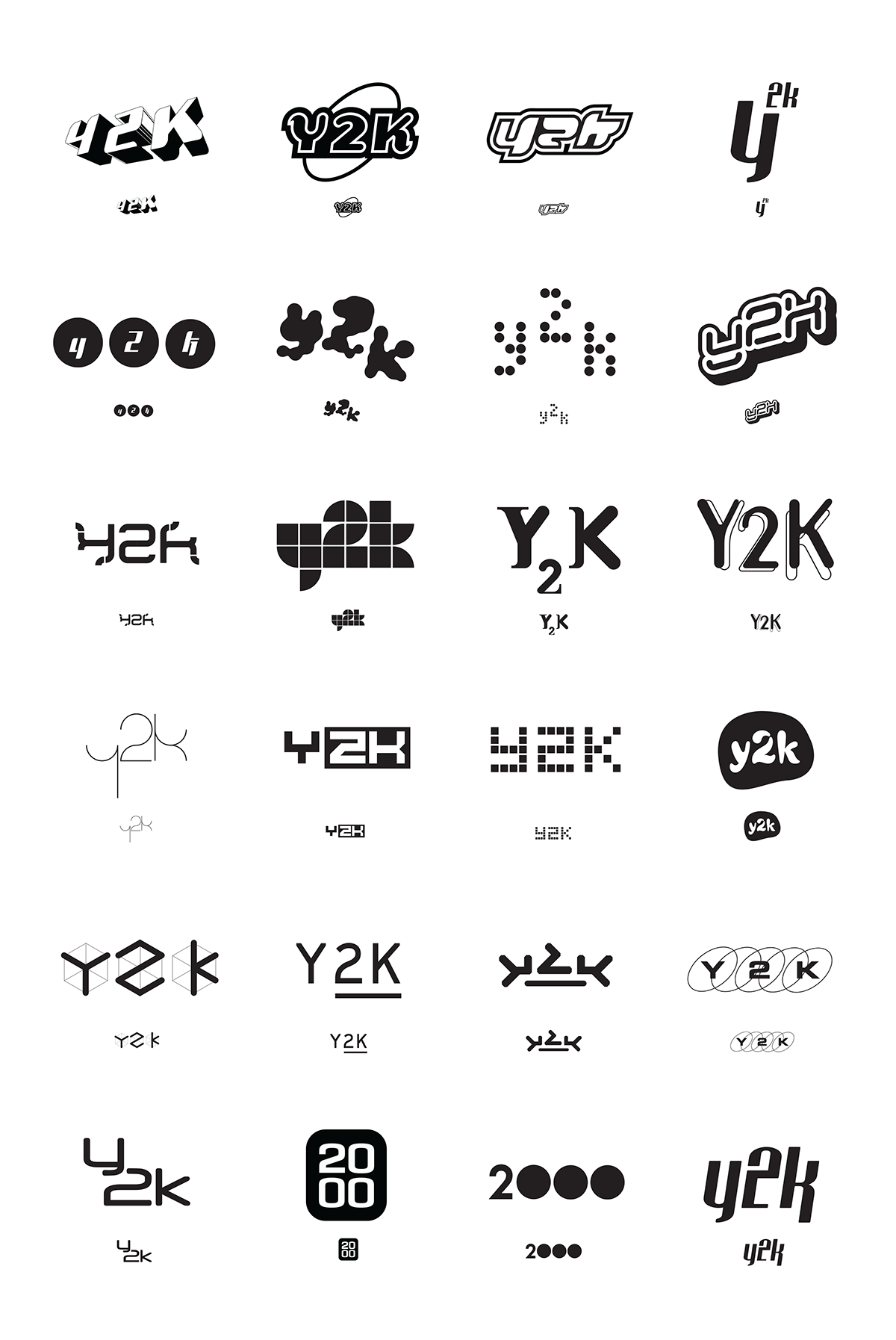 Y2K Website Design y2k aesthetic branding  installation book exhibit VICE typeface design font