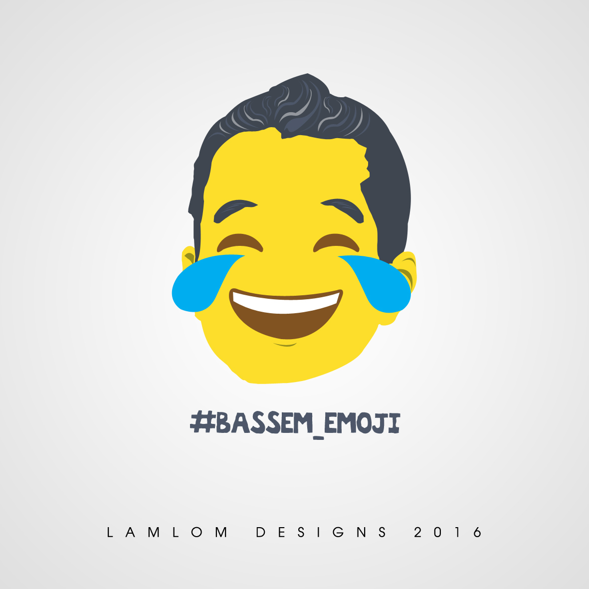 Emoji bassem youssef design artist photoshop