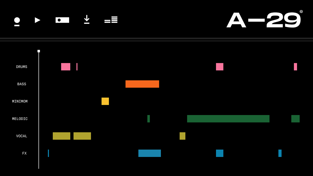 music tool UI ux colours gifs mobile free new kit