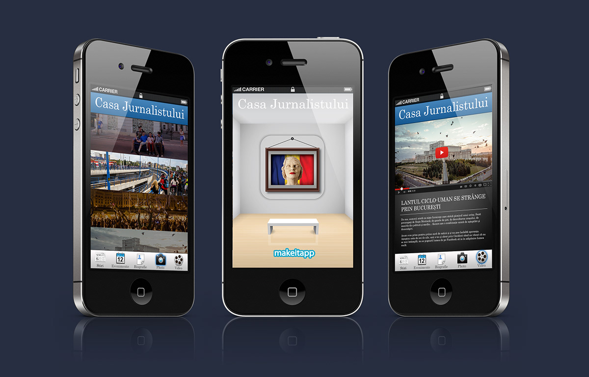 app ios design Jurnalism UI