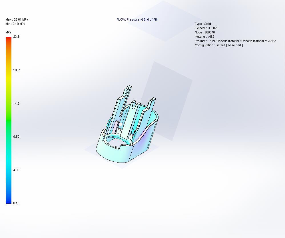 injection moulding simulation part analysis