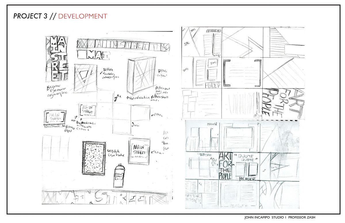 identity Street Comprehensive process enviromental graphics