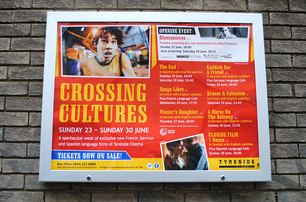 Crossing Cultures Tyneside Cinema French german spanish movie