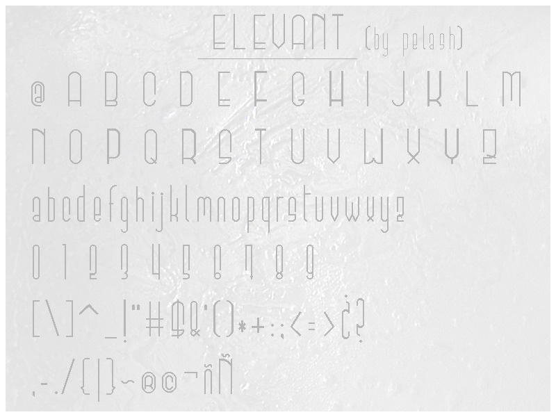 font text frewe free elegant elevant pelash malaga spain españa Malaka malaca diseñador pelayo