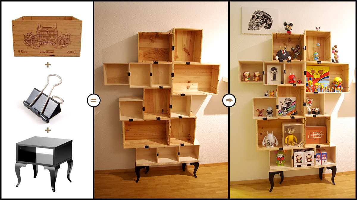 Shelf box wood handcraft DIY build