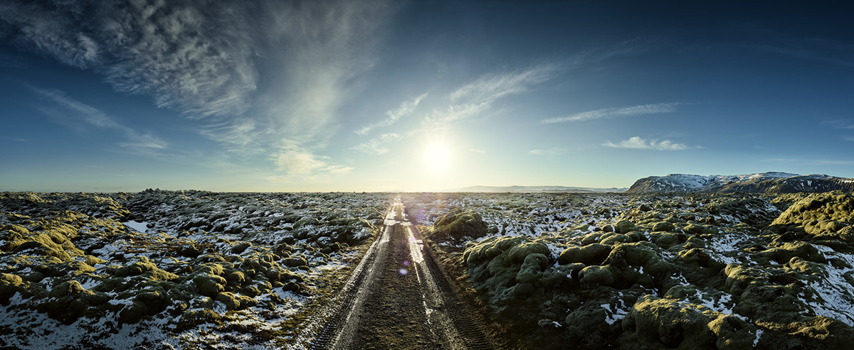 MAGROUND Landscape iceland Photography  backplate background CGI medium format phaseone Automotive Advertising