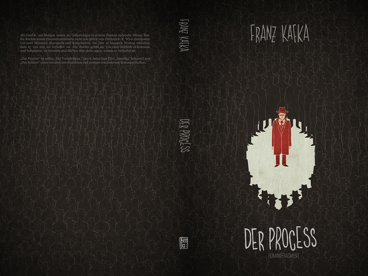 kafka process prozess book buch poster cover umschlag roman novel Trial