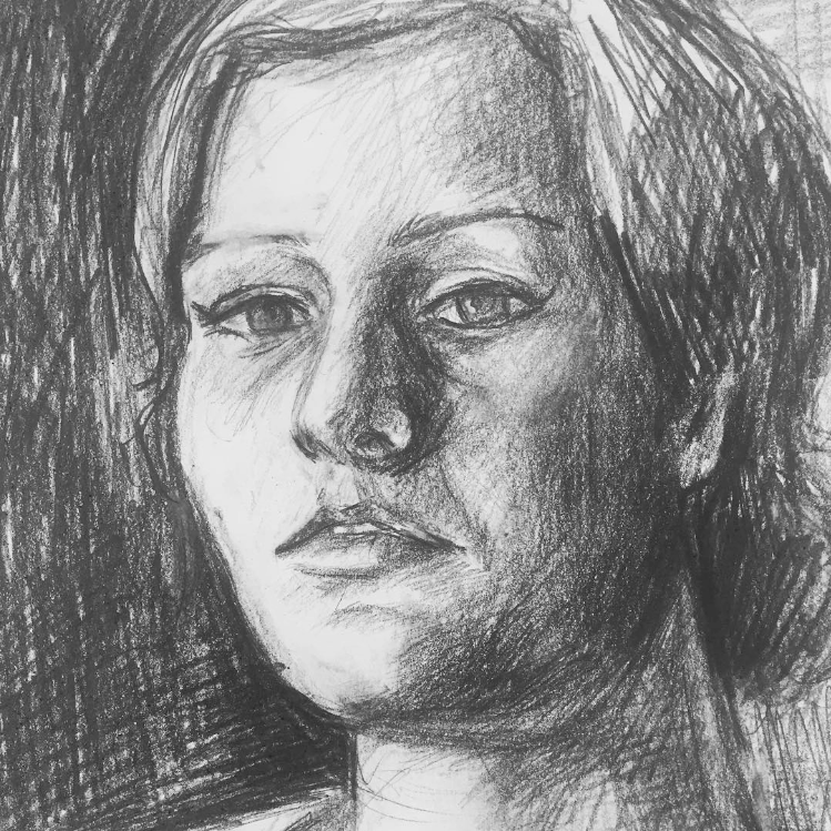 graphite portrait sketch
