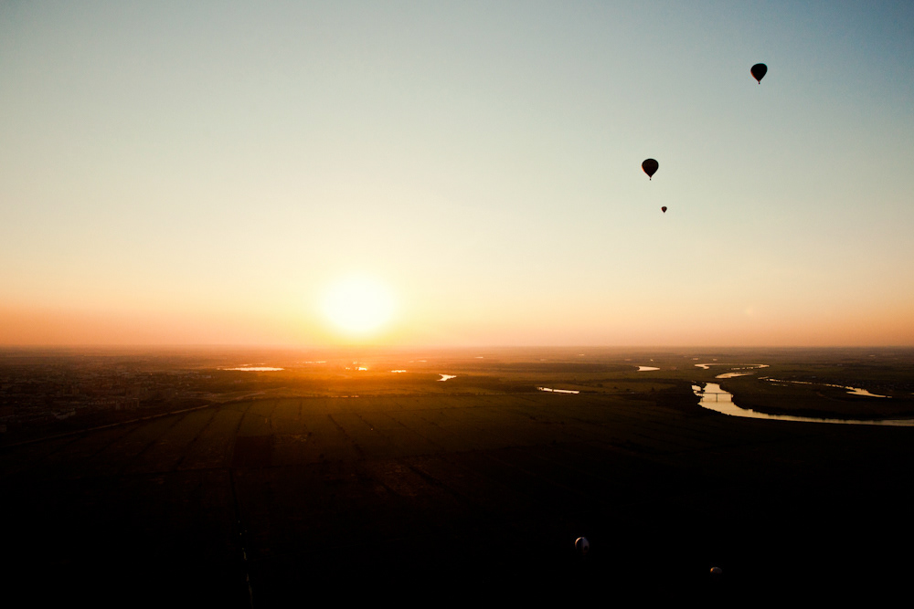 balloons Flights air balloons  landscapes