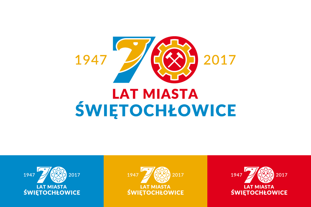 logo town świętochłowice poland anniversary polska