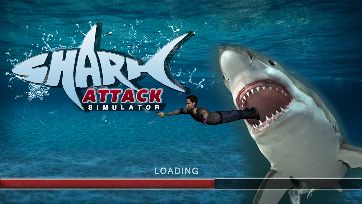 shark simulator Attack 3d game