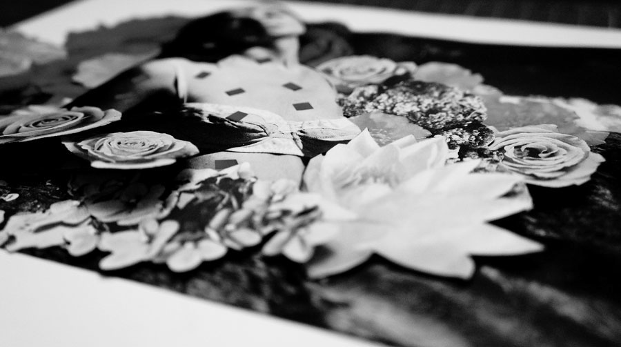 memories Flowers collage woman alexiacas girl
