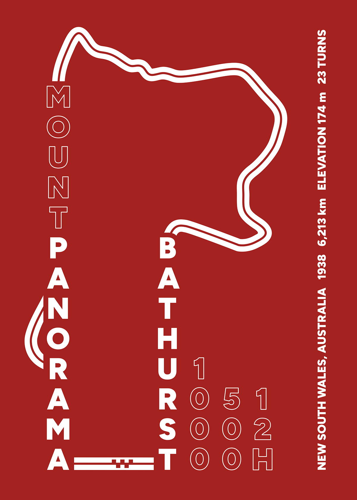 Australia V8 supercars poster t-shirt Motor racing race track Racing Motorsport Bathurst mount panorama