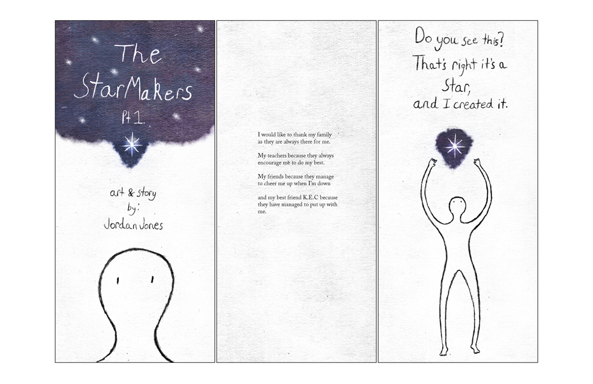 digital art book binding Book Binding design stars StarMakers
