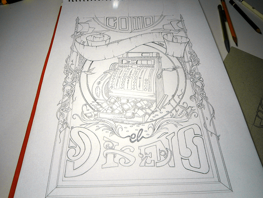 design art book cover process