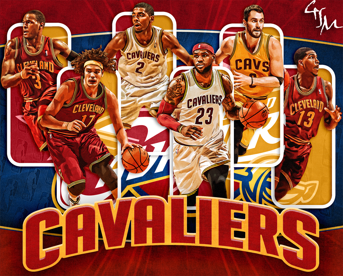 Cleveland Cavaliers LeBron James kyrie irving Anderson Varejao Dion Waiters Kevin Love Tristan Thompson