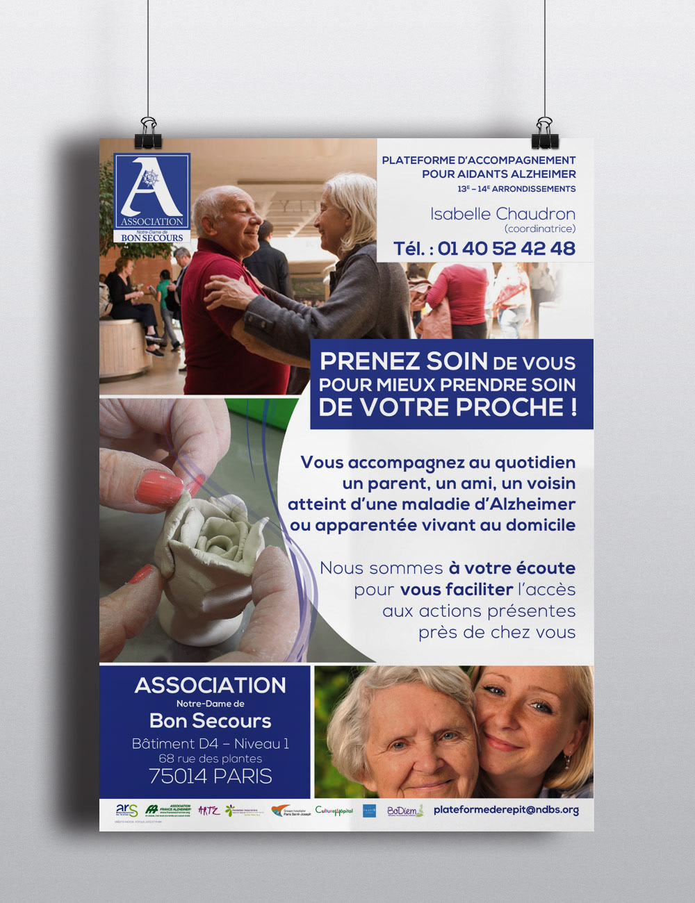 Association Notre-Dame de Bon Secours Paris Alzheimer soutien Ecoute aide