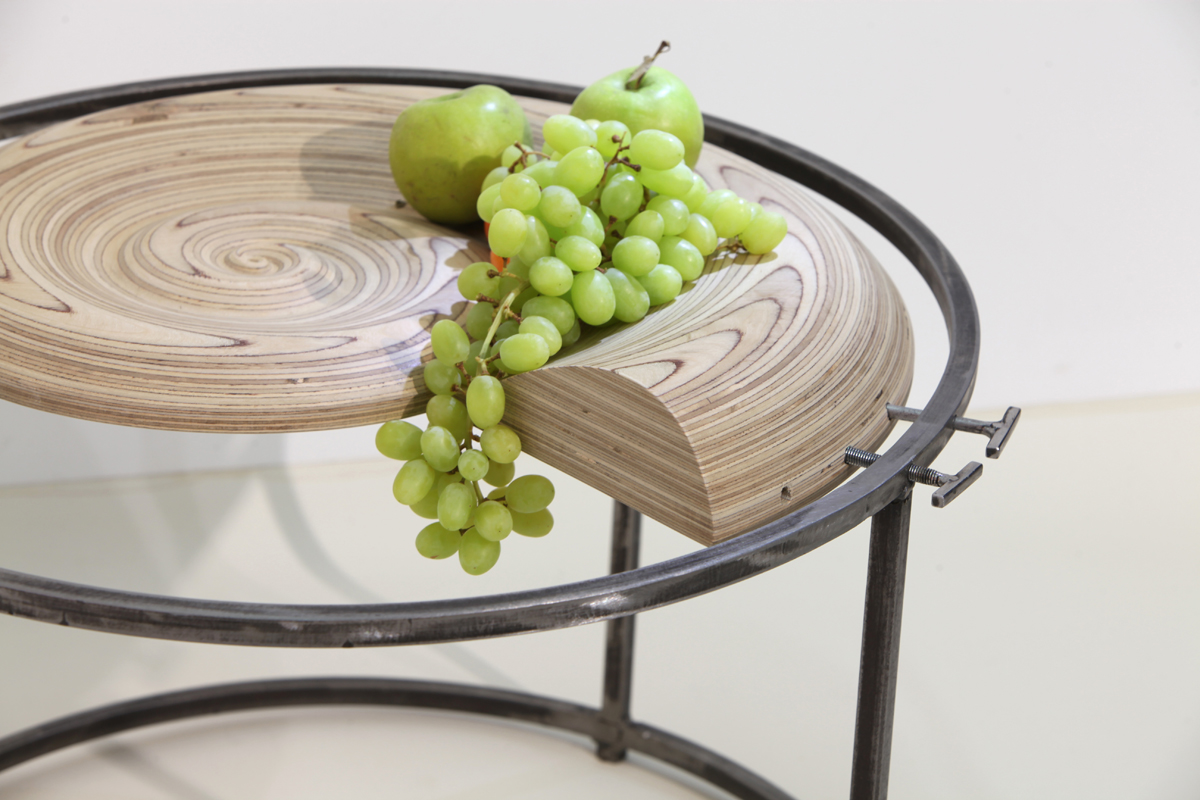 Spiral plywood metal transformer furniture inna pedan kharkiv ukraine Fruit