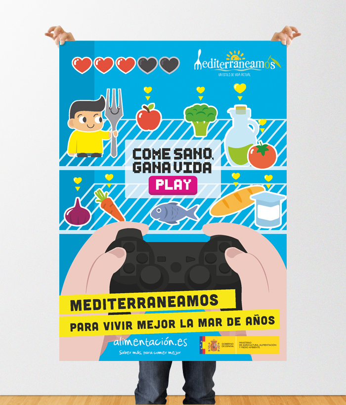cartel poster publicidad publicity Campaña campaña publicitaria children niños infantil comida saludable alimentación Alimentation eat healthy