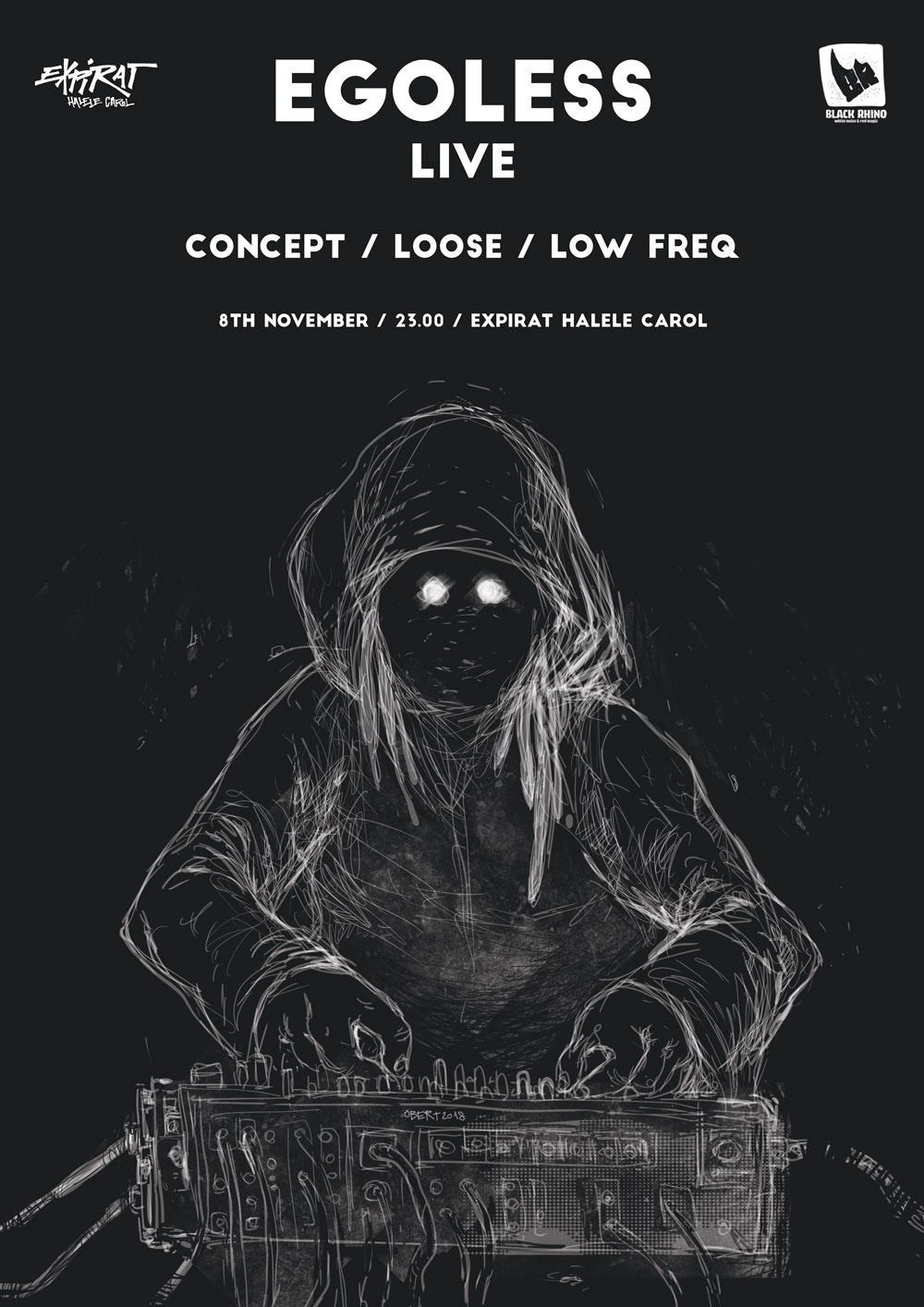 illustrated posters dubstep bass dub underground dark alternative
