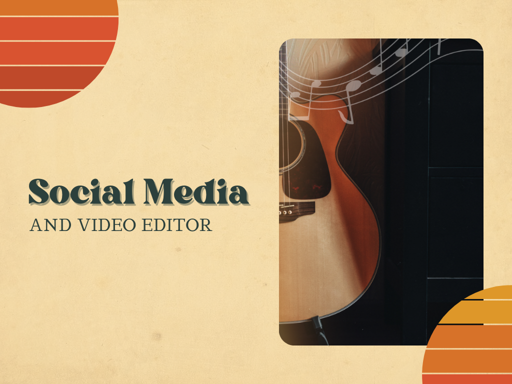 Musical Instrument social media designer visual identity Social media post reels Video Editing