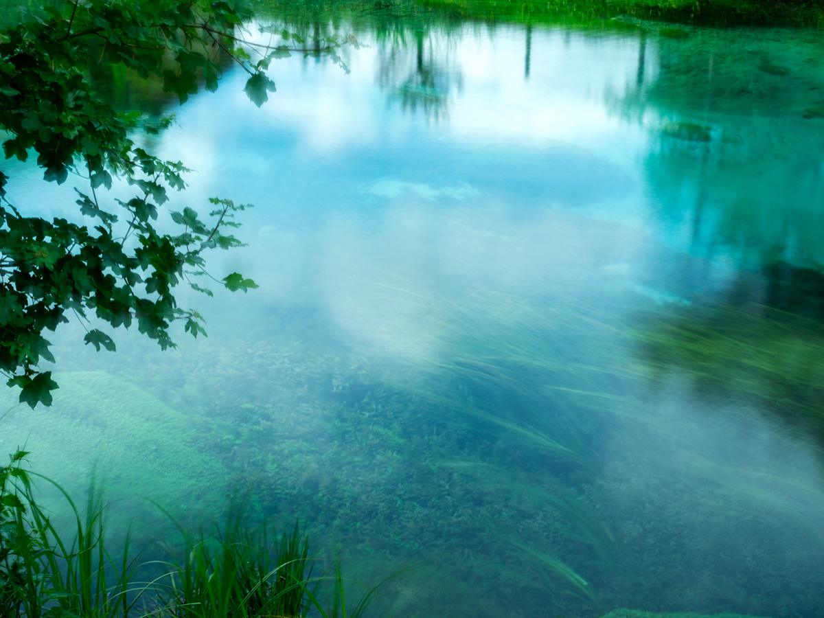 blue green Landscape long exposure Nature Photography  river surreal vision water