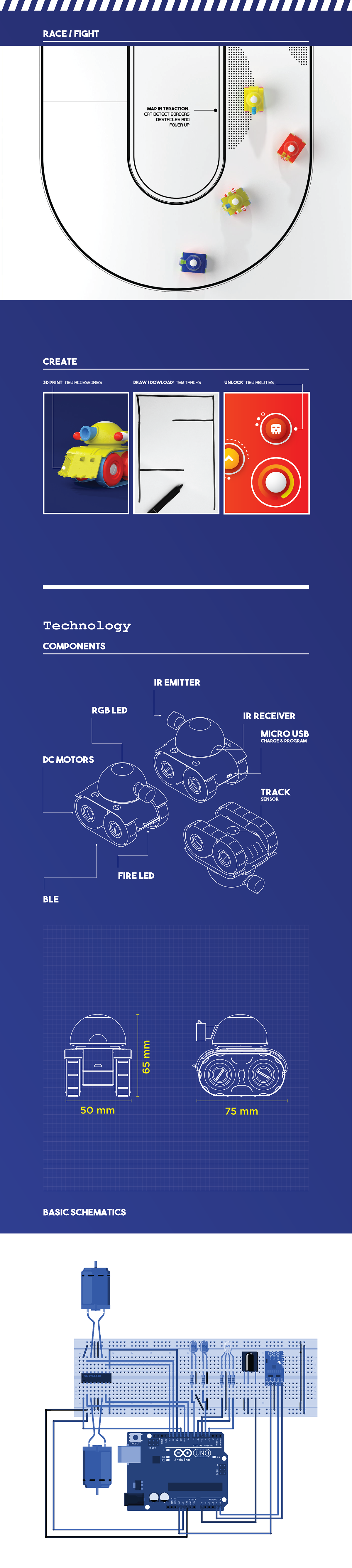 Arduino gears Smart app motors Tank laser pcb IoT