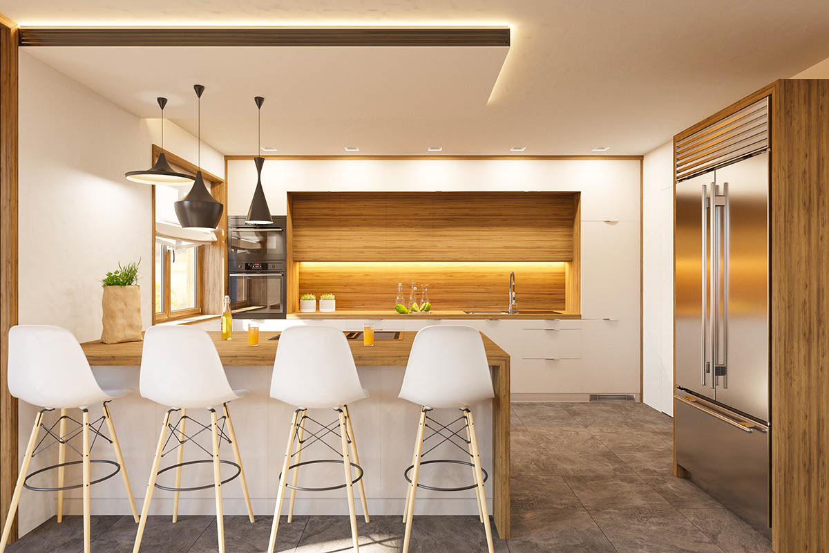 3D Rendering design Interior interior design  interiordesign kitchen design kitchendesign Render Renders visualization