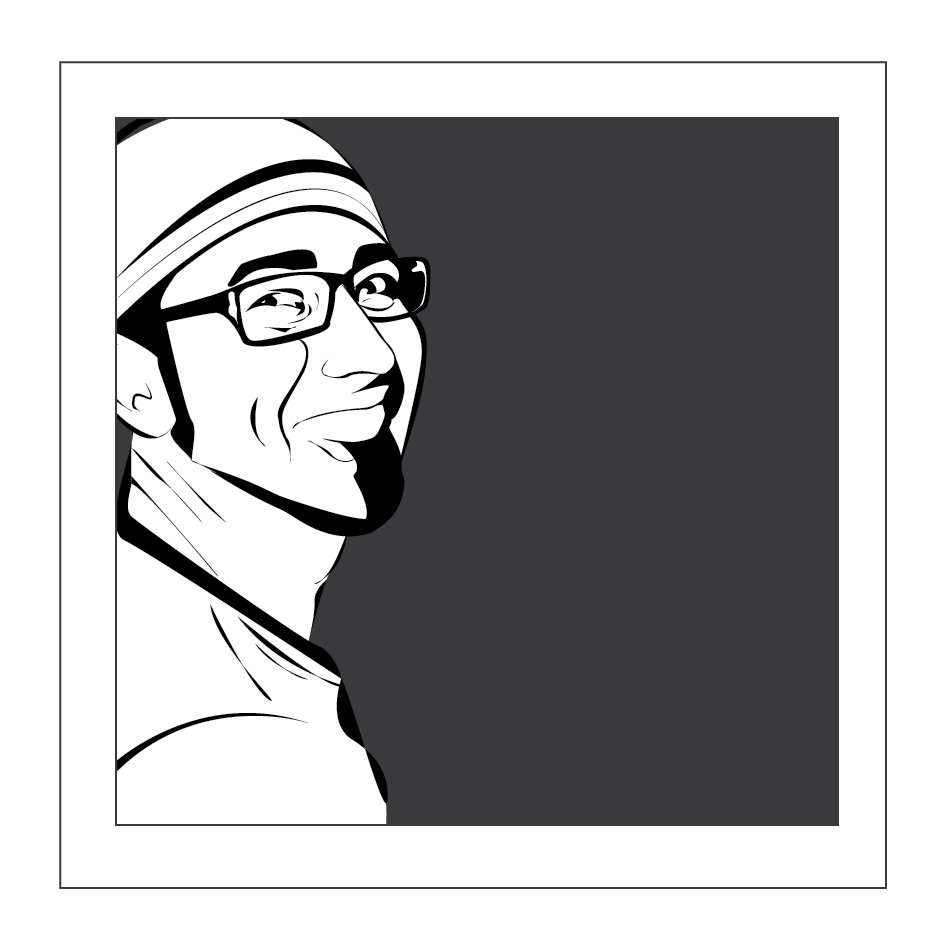 faces  illustrator digital black and white monochrome