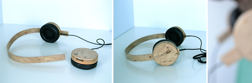 headphones woodphones objectdesign Romaniandesign wooddesign sounddesign