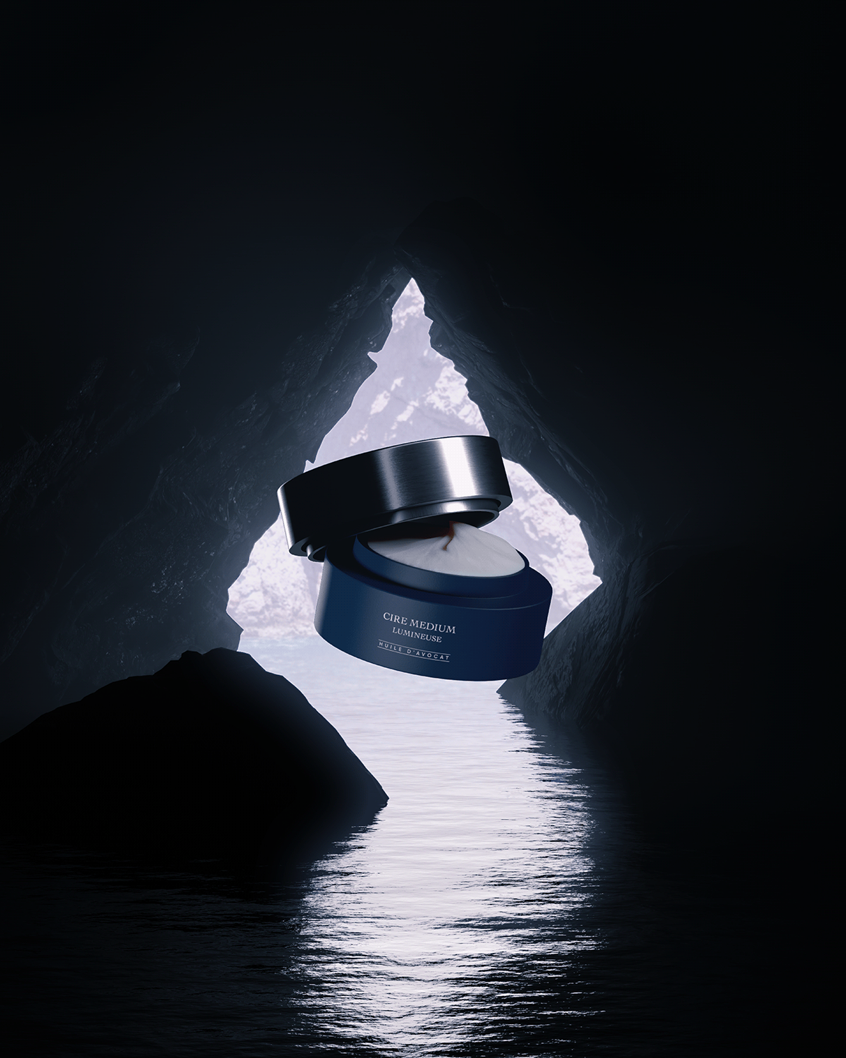 3D branding cinema 4d cosmetics Landscape makeup Nature Photography redshift rendering