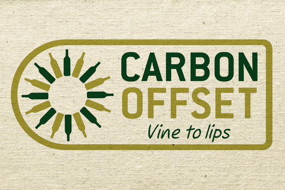Adobe Portfolio Carbon offset carbon neutral wine drinking logo visual identity environmentally friendly organic food and drink drink