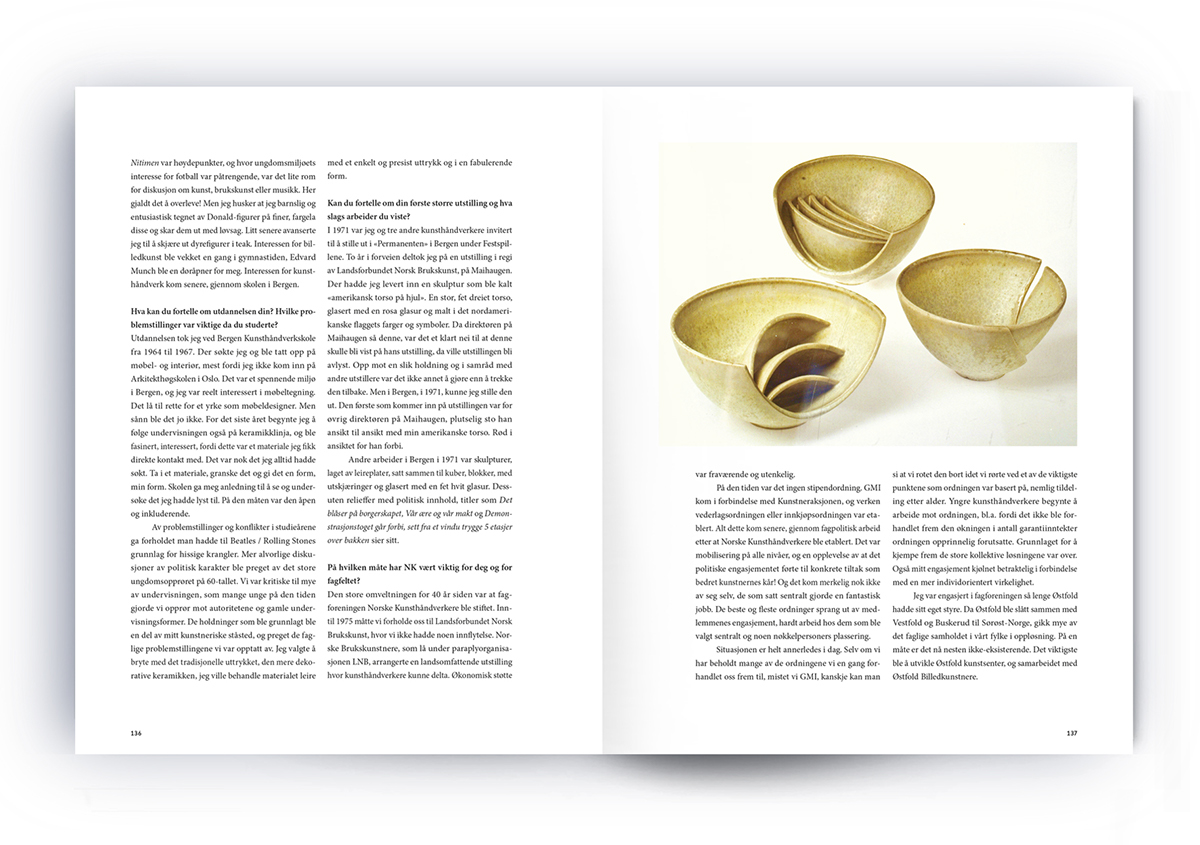 Adobe Portfolio Layout book collage norway jubilee