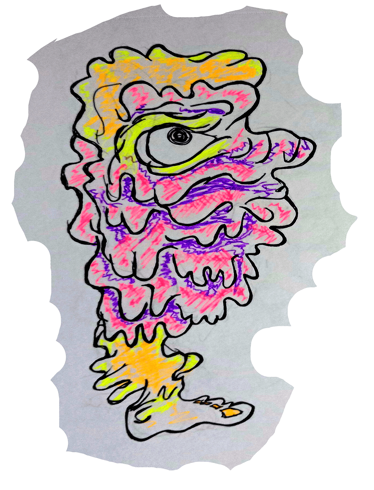 Character design  doodles freaks lowbrow monsters psychedelic surreal surrealism trippy trippy monster