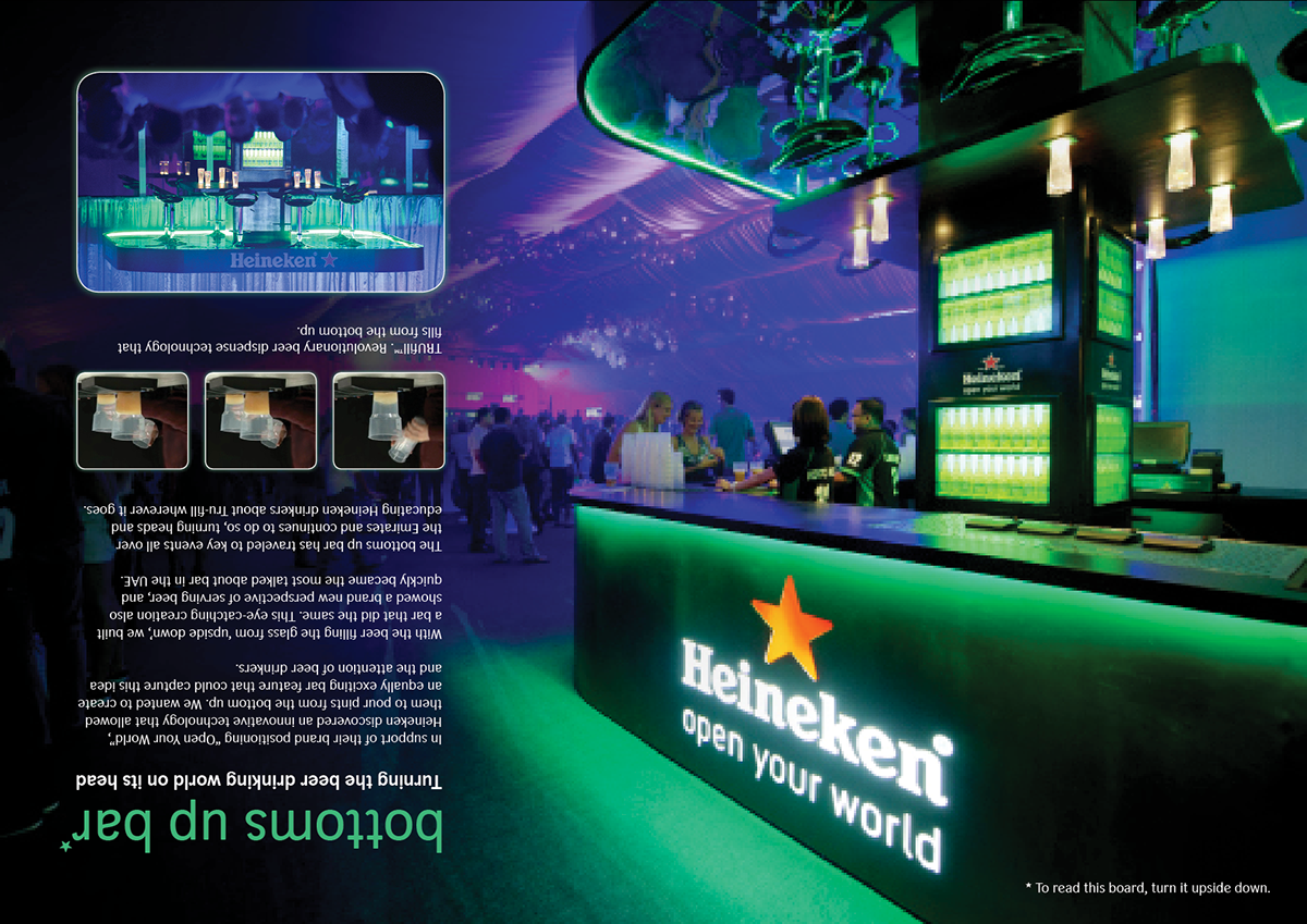 heineken Stand promo & activation design environmental design Dubai Lynx ali mokdad