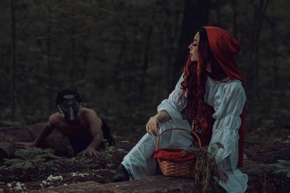 Big Bad Wolf DLESIAK_PHOTOGRAPHY DLESIAKPHOTOGRAPHY fairy tale fantasy forist Karly Wireman little red riding Nick Huskey Red riding hood